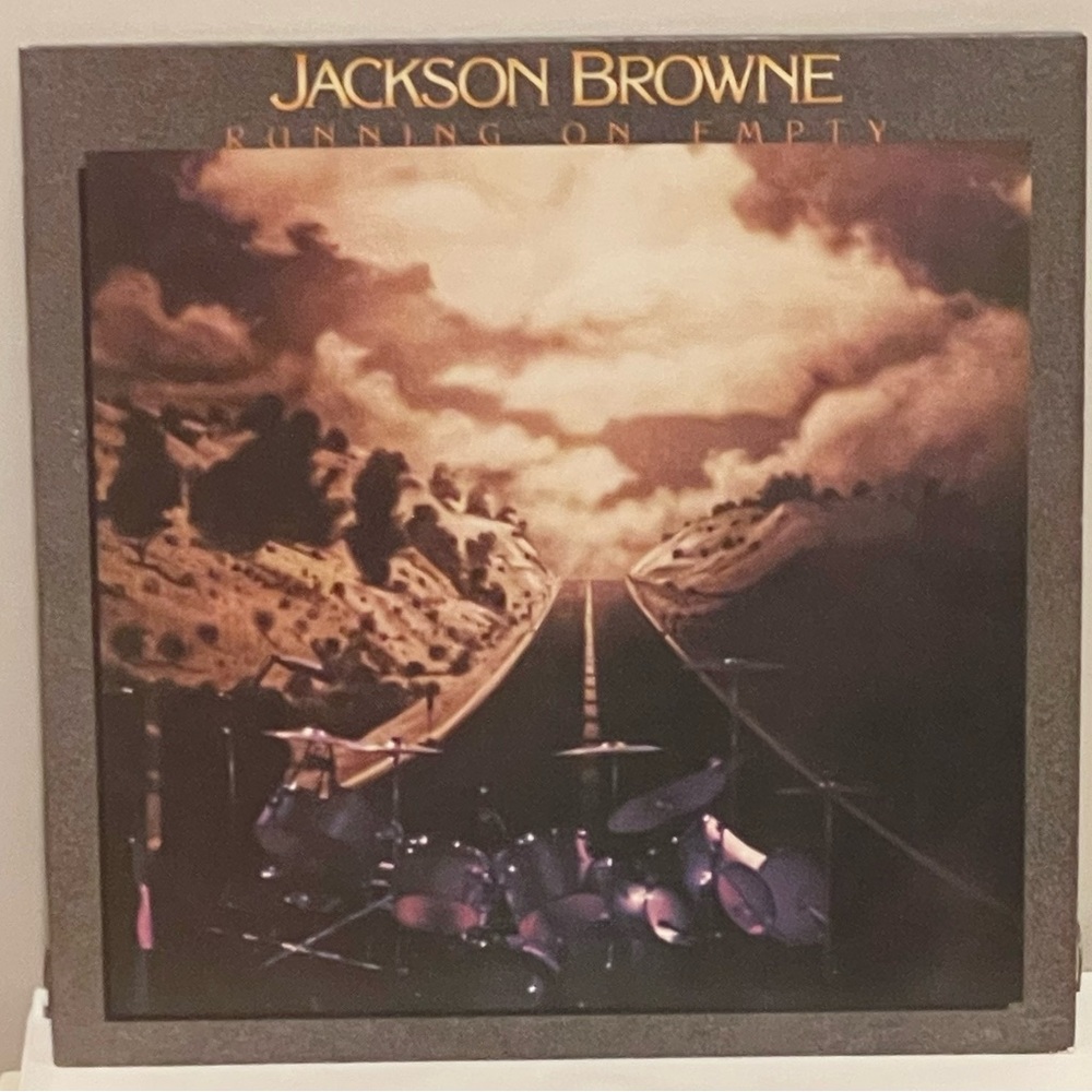 Jackson Browne “Running On Empty” vintage vinyl LP (1977).